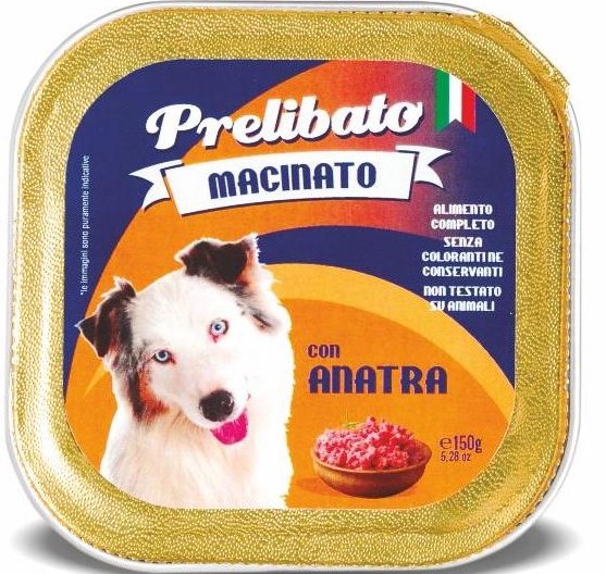 Q.PRELIBATO PERRO TARRINA PATO 150 Gr.descatalogado