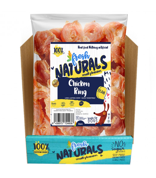 FRESH NATURALS AROS DE POLLO 100gr FN17