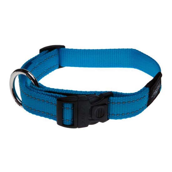 ROGZ COLLAR CLASSIC TURQUESA M 26-40cm HB11-F