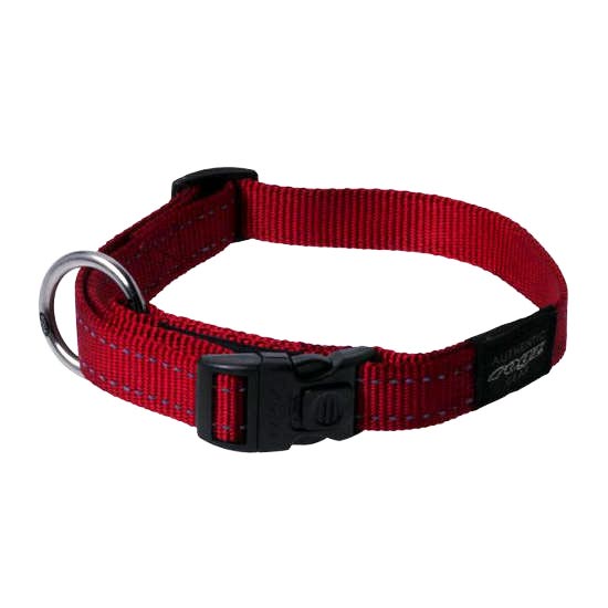 ROGZ COLLAR CLASSIC ROJO  L 34-56cm HB06-C