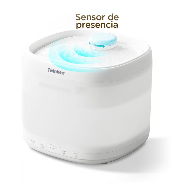 Fuente Twinbee inalámbrico smart fountain 2L. TBP3S