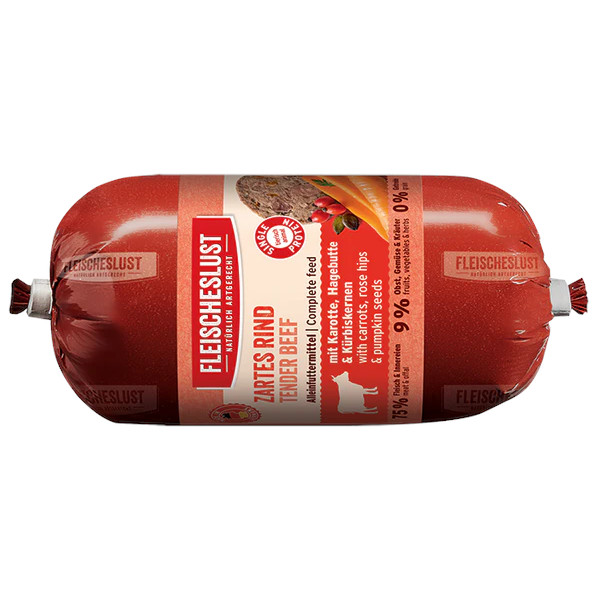 Salchicha Ternera, zanahoria, escaramujo, semillas de calabaza 400gr 6781747