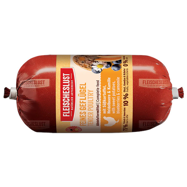 Salchicha Ave de corral , batata, arandano y camomila 200 gr 6780744