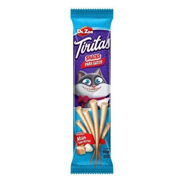Dr.Zoo Tiras Atun con Arroz para gatos x 40gr.