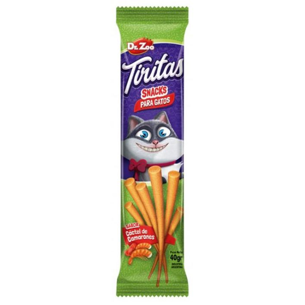 Dr.Zoo Tiras Coctel de Camaron para gatos x 40gr.