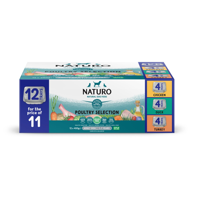 Naturo Perro Adult Multipack GF 12x400gr.