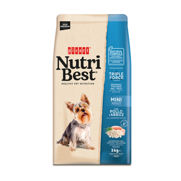 NUTRIBEST ADULT MINI CHICKEN &amp; RICE 3KG