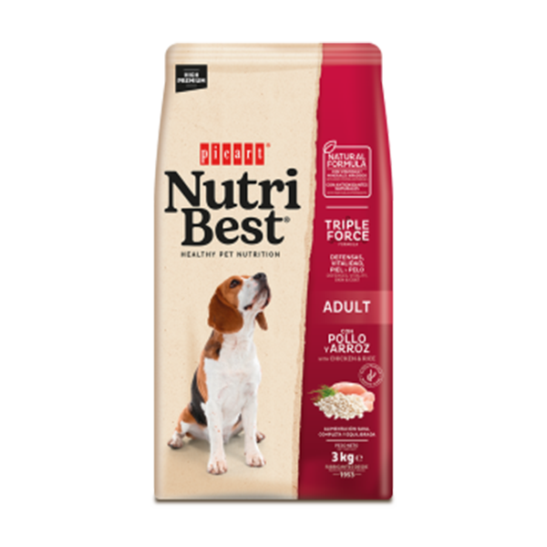 NUTRIBEST ADULT CHICKEN AND RICE 3KG