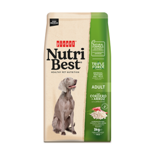 NUTRIBEST ADULT LAMB &amp; RICE 15KG