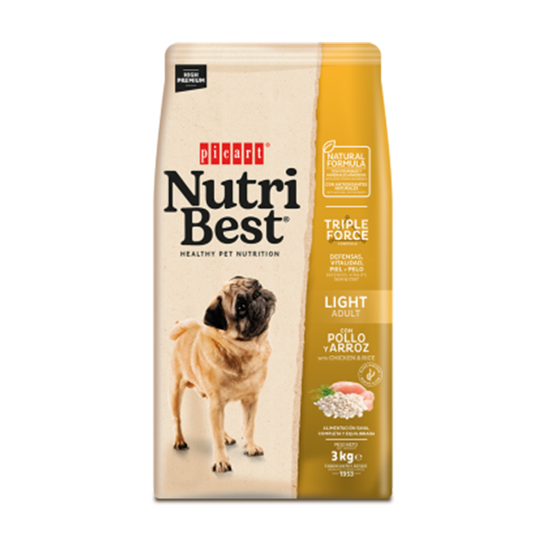 NUTRIBEST LIGHT CHICKEN &amp; RICE 15KG