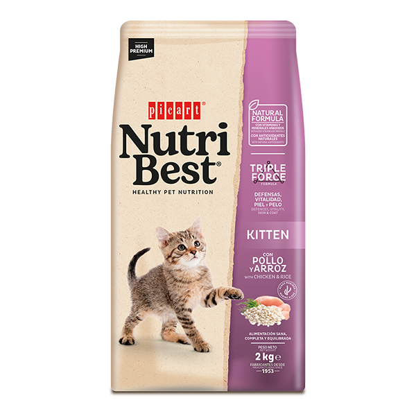 NUTRIBEST CAT KITTEN CHICKEN &amp; RICE 2KG