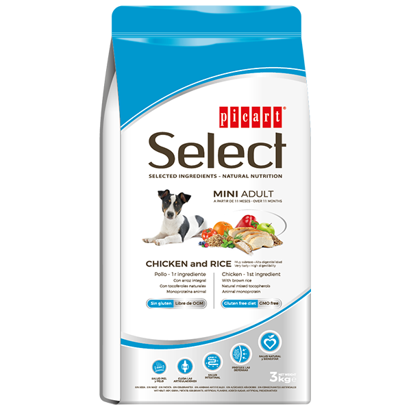 SELECT MINI ADULT CHICKEN&amp;RICE 3KG