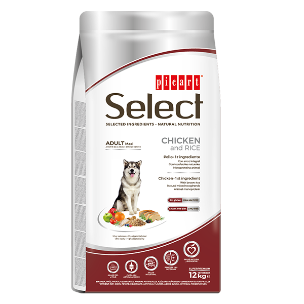 SELECT ADULT MAXI CHICKEN&amp;RICE 12KG