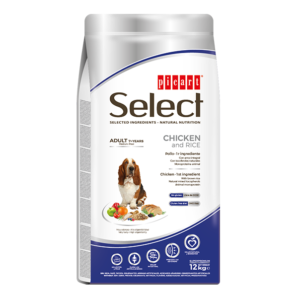 SELECT ADULT 7+ YEARS CHICKEN&amp;RICE 12KG