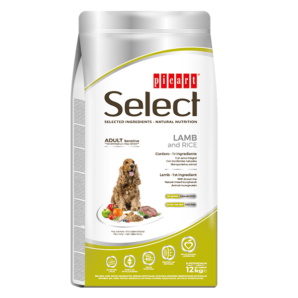 SELECT ADULT SENSITIVE LAMB&amp;RICE 12KG