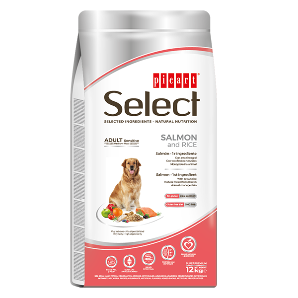 SELECT ADULT SENSITIVE SALMON&amp;RICE 12KG