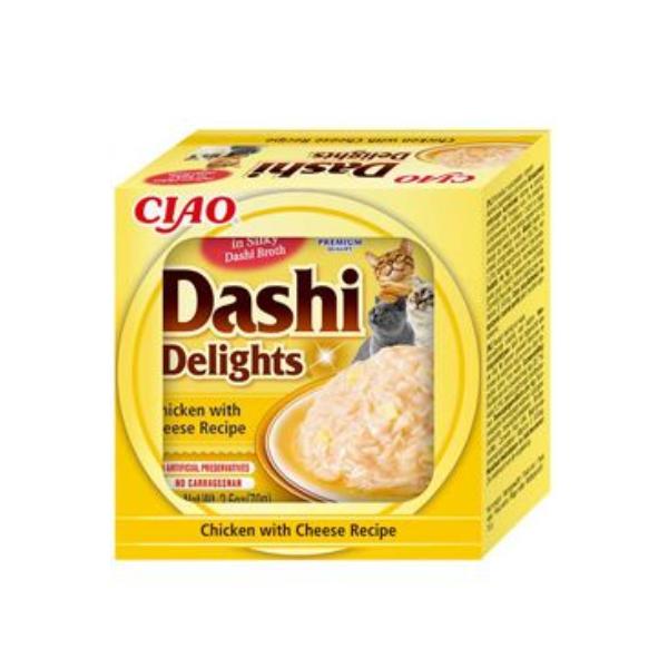 Churu Cat Dashi Delight Pollo y Queso 6ud.063556.-