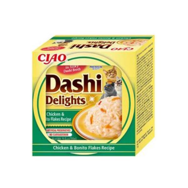 Churu Cat Dashi Delight Pollo y Bonito 6ud.063557.-