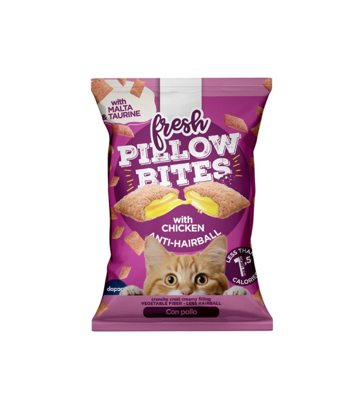 D.Snack Fresh Pillow Bites Gatos hairball 40gr