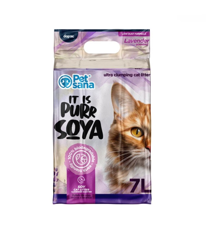 PetSana PURR SOYA aroma a lavanda 7L Soja