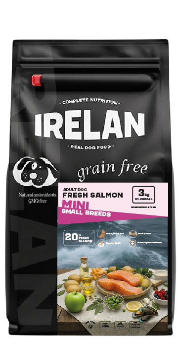 IRELAN GRAIN FREE ADULT DOG MINI FRESH SALMON 3kg