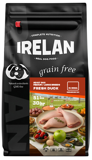 IRELAN GRAIN FREE ADULT DOG FRESH PATO 3kg