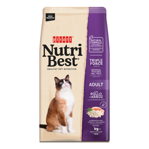 NUTRIBEST CAT ADULT CHICKEN &amp; RICE 15kg