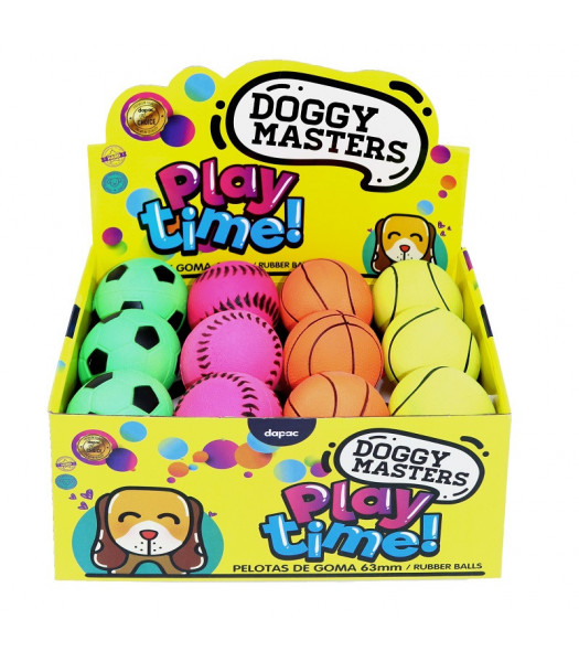 DOGGY MASTER PLAYTIME SPORT BALL 63mm DMPEL24001