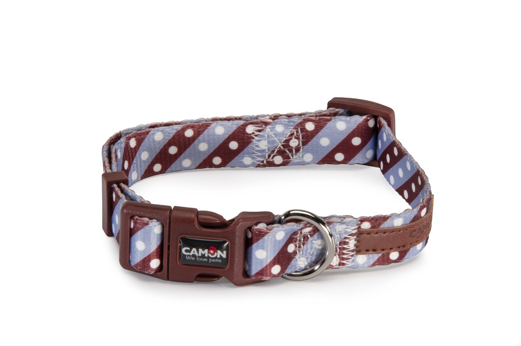 CAMON COLLAR TWIN DOT MORADO 20X360 DC118/C.04