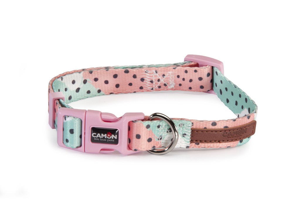 Camon collar Ajust-INK PINK15X300 400mm DC118/B.02