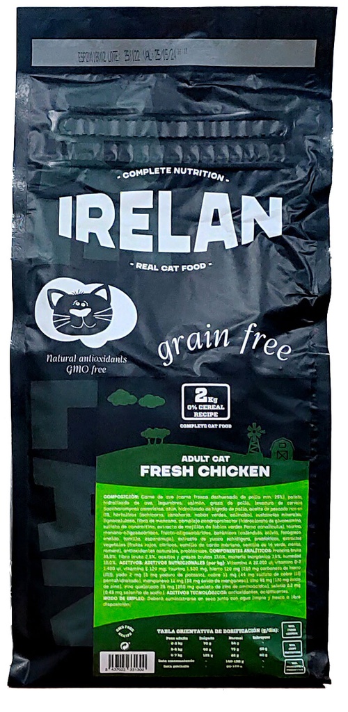 IRELAN GRAIN FREE ADULTO CAT FRESH CHICKEN 2KG