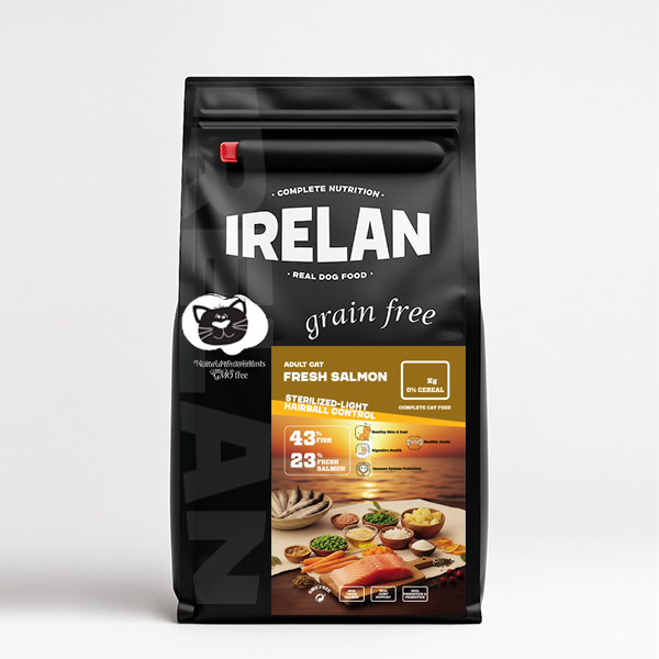 IRELAN GRAIN FREE ADULTO CAT STERILIZED SALMON 5KG