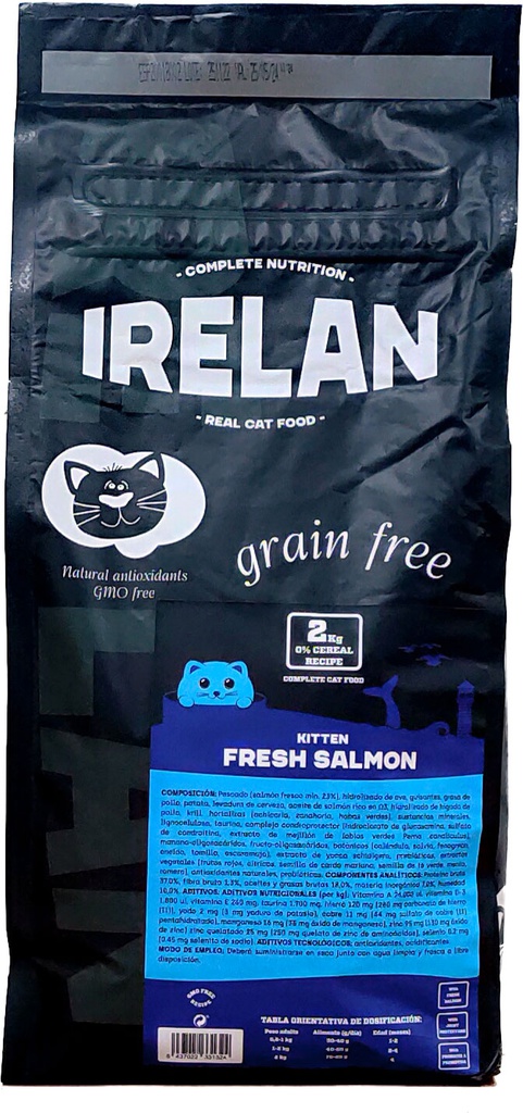 IRELAN GRAIN FREE KITTEN CAT FRESH SALMON 2KG