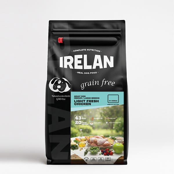 IRELAN GRAIN FREE ADULT DOG LIGHT FRESH CHICK 12KG
