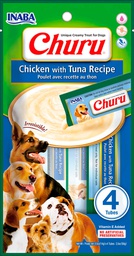 [8859387701077] CHURU DOG RECETA POLLO Y ATUN 4P  CAJA 12uds