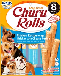 [8859387701381] CHURU DOG ROLLS POLLO Y QUESO 8P CAJA 8 uds