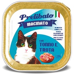 [8056736751015] Q.PRELIBATO GATO TARRINA ATUN TRUCHA 100Gr.