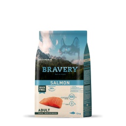 [8436538949177] BRAVERY PUPPY MEDIUM-GRANDE SALMON 4KG