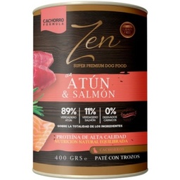 [8436572728899] ZEN LATA PERRO ATUN CON SALMON PUPPY 400gr.