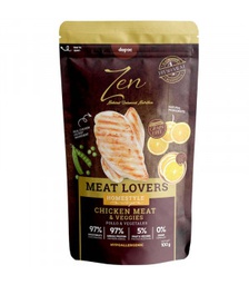 [8436572723900] ZEN POUCHES MEAT LOVERS POLLO 100gr.