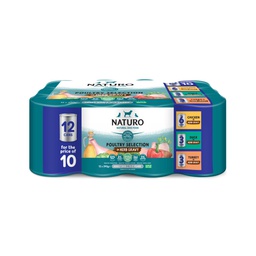 [5010708700121] Naturo Dog Lata Multipack 12X390gr.