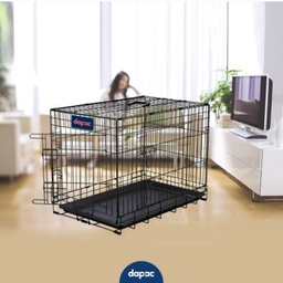 [VP202-ELE] JAULA METALICA NEGRA ELECTRO COATING 61X46X51cm